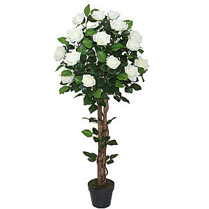 Mākslīgs koks ROSE TREE H120cm, melns puķupods