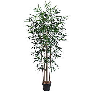 Mākslīgs koks BAMBOO H150cm, melns puķupods