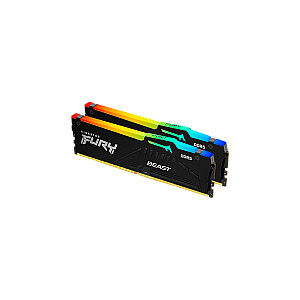 Kingston Fury Beast RGB 64GB [2x32GB 6000MHz DDR5 CL36 DIMM]