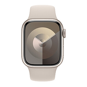 Apple Watch Series 9 45MM - Starlight Prece no ekspozīcijas Garantija 2 gadi