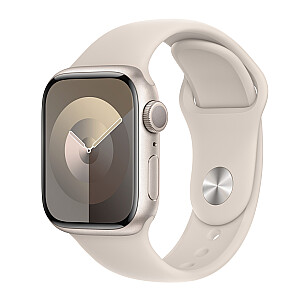 Apple Watch Series 9 45MM - Starlight Prece no ekspozīcijas Garantija 2 gadi
