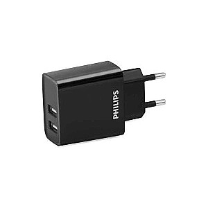 DLP2610 Зарядное устройство 2xUSB Черное