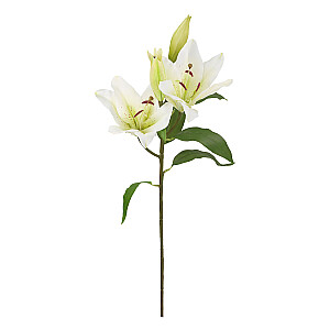 Mākslīgais zieds IN GARDEN H75cm, balta lilija