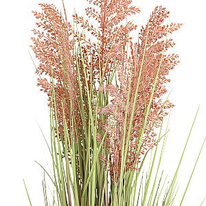 Mākslīgais augs IN GARDEN H87cm, oranža sorgo, zāle ar podiņu