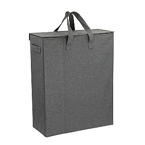 Laundry basket MAX DAY 46x26xH50cm, dark gray