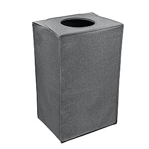 Laundry basket MAX DAY 40x30xH63cm, dark gray