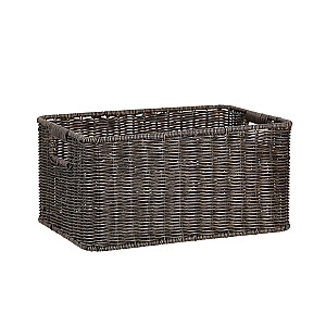 Basket BASILE 33x22xH17cm, dark
