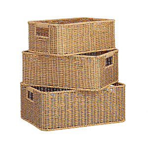 Basket BASILE 31x21xH12cm, natural