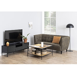 TV galds SEAFORD 140x40xH45cm, melns