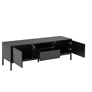 TV galds SEAFORD 140x40xH45cm, melns