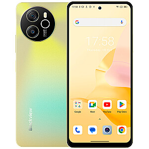 Blackview SHARK 8 8/256GB, 6.78 дюйма FHD+ 1080x2460 IPS LCD 120Hz, MTK6789 Octa-core 2.2GHz, 13MP фронтальная/64MP задняя, батарея 5000mAh, Type-C, Android 13, отпечаток пальца, Dual SIM, без зарядки, Сжигающее золото