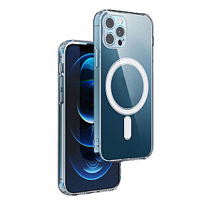 Fusion Mag anti shock 1.5mm silicone case for iPhone 13 6,1" transparent camera protection