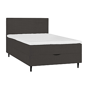 Континентальная кровать LAARA 140x200см, темно-серая