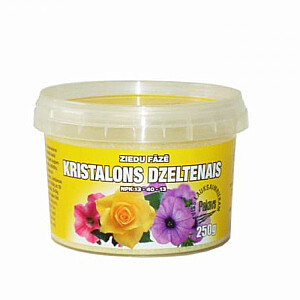 Mēslojums Kristalons dzeltenais 13-40-13 250g spainī 838268