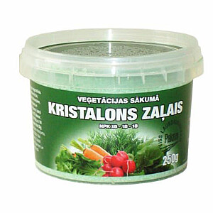 Mēslojums Kristalons zaļais 18-18-18 250g spainī 838272
