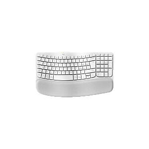 LOGITECH Wave Bluetooth эргономичная клавиатура - БЕЛЫЙ - НОРДИК