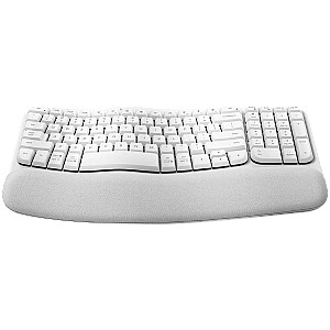 LOGITECH Wave Bluetooth эргономичная клавиатура - БЕЛЫЙ - НОРДИК