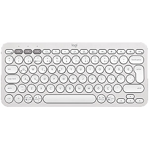 LOGITECH K380S Многофункциональная Bluetooth-клавиатура - ТОНАЛЬНЫЙ БЕЛЫЙ - НОРДИЧЕСКИЙ