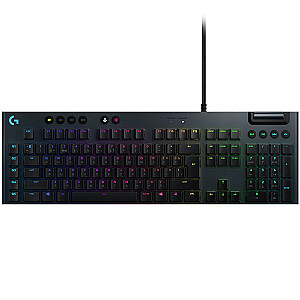 LOGITECH G815 Corded LIGHTSYNC Mechanical Gaming Keyboard - CARBON - NORDIC - TACTILE