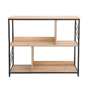 Shelf DIMITRA 100x40xH83,5cm, rustic/black