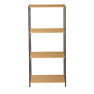 Shelf HARPER 50x30xH110,5cm, ash/black