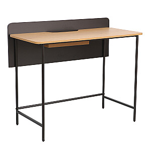 Desk HARPER 100x49,5xH85cm, ash/black
