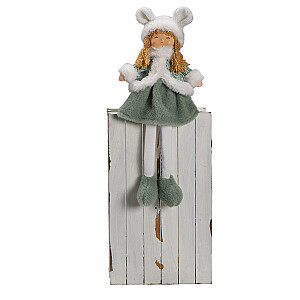 Decoration FUN ELLI H40cm, jõulutüdruk, green