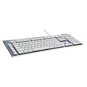 LOGITECH G815 LIGHTSPEED RGB Mechanical Gaming Keyboard – GL Tactile - WHITE - PAN - USB - NORDIC-613 - TACTILE SWITCH