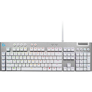 LOGITECH G815 LIGHTSPEED RGB Mechanical Gaming Keyboard – GL Tactile - WHITE - PAN - USB - NORDIC-613 - TACTILE SWITCH