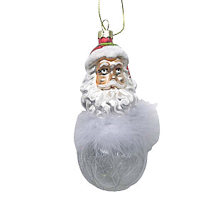 Рождественский ornament JOY SANTA BALL 14см, стекло