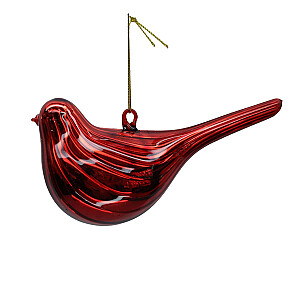 Рождественская игрушка JOY BIDRY RED 15см, стекло