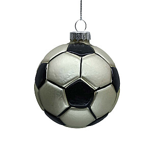 Рождественское украшение JOY FOOTBALL D7.5см, стекло