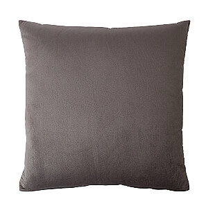 Spilvens VELVET NEW 50x50cm, ar rāvējslēdzēju, taupe