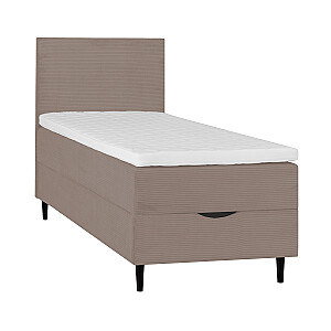 Континентальная кровать LAARA 90x200см, серый