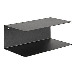 Sienas plaukts JOLIET 35x20xH14cm, melns