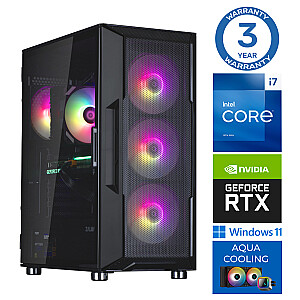 INTOP AQUA i7-14700F 64GB DDR5 2TB SSD M.2 NVME RTX5050 8GB WIN11Pro