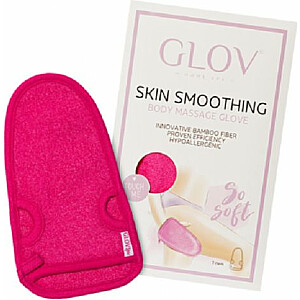 Перчатка разглаживающая кожу массажная перчатка розового цвета