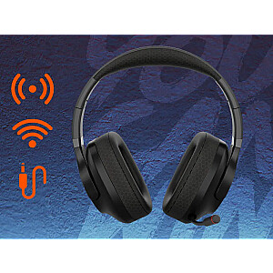 CANYON headset EGO GH-16 3in1 2.4Ghz+BT Black