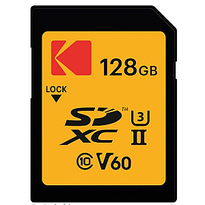 Kodak SD 128GB UHS-II U3 V60 Ultra Pro EKMSD128GUHS2V1K