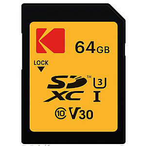 Kodak SD 64GB UHS-I U3 V30 Ultra Performance EKMSD64GXC10HPRK