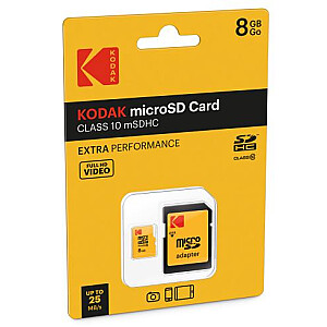 Kodak mSD 8GB Class10 Extra EKMSDM8GHC10CK