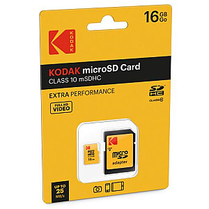 Kodak mSD 16GB Class10 Extra EKMSDM16GHC10CK