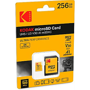 Kodak mSD 256GB UHS-I U3 Ultra EKMSDM256GXC10HPRK