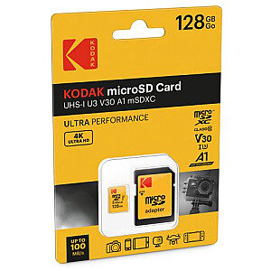 Kodak mSD 128GB UHS-I U3 Ultra EKMSDM128GXC10HPRK