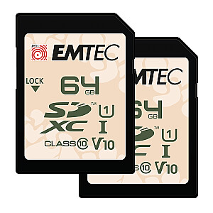 Emtec SD 64GB UHS-I U1 V10 Outdoor 2 pcs