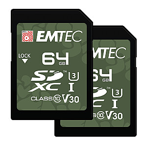 Emtec SD 64GB UHS-I U3 V30 Outdoor 2 pcs