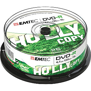 Emtec DVD-R 4,7GB 16x Holly Copy 25 pcs