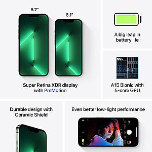 Apple iPhone 13 Pro 256GB Green  Prece no ekspozīcijas Garantija 2 gadi