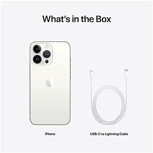 Apple iPhone 13 Pro Max 128G Silver. Prece no ekspozīcijas. Garantija 2 gadi