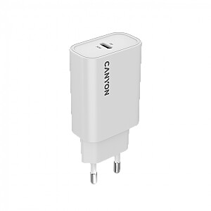 CANYON įkroviklis OnCharge 30CL Max Power 30W 1xPD EU Baltas